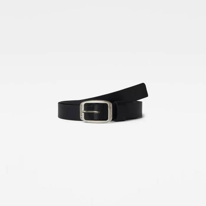 Accessories Men GStar RAW Bryn Belt Blackantic Silver