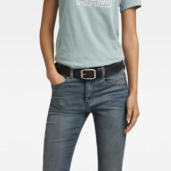 Accessories Men GStar RAW Bryn Belt Blackantic Silver