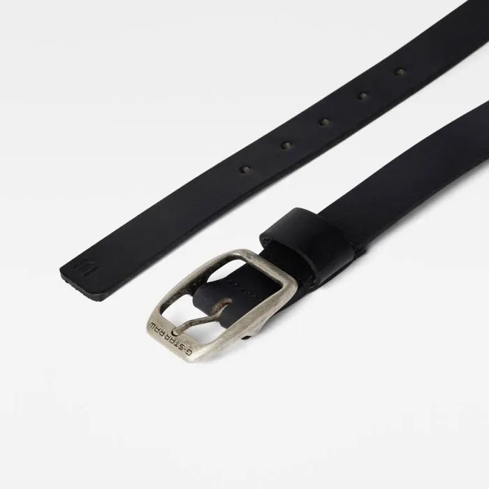 Accessories Men GStar RAW Bryn Belt Blackantic Silver