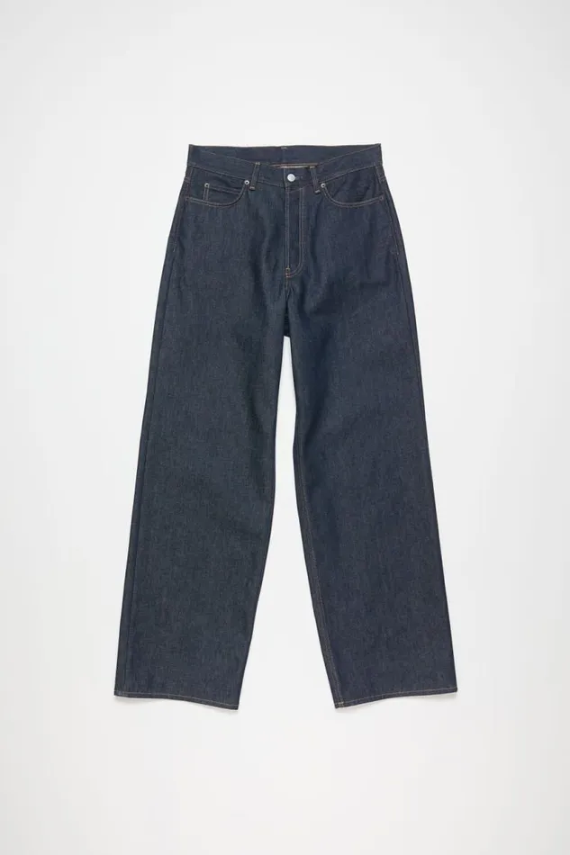 Acne Studios Baggy Fit Jeans 8211 1981M Indigo Blue Man Jeans