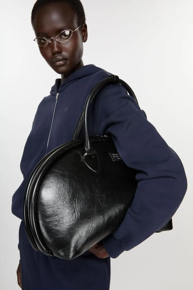 Acne Studios Bowlina Shoulder Bag Black Woman Bags
