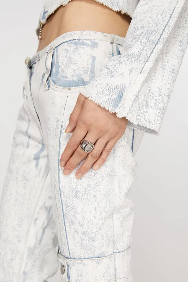 Acne Studios Buckle Ring Silver Man Jewellery