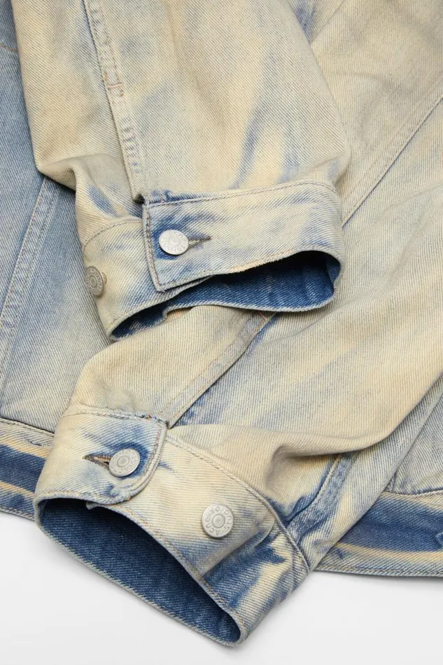 Acne Studios Denim Jacket 8211 Oversized Fit Light Blue Woman Outerwear