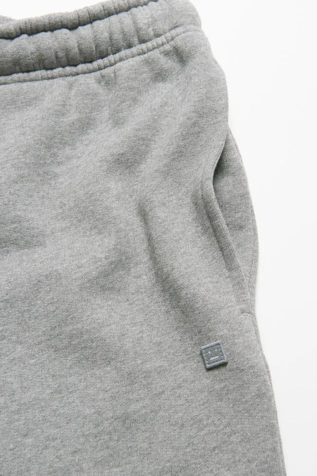 Acne Studios Fleece Shorts Light Grey Melange Woman Shorts