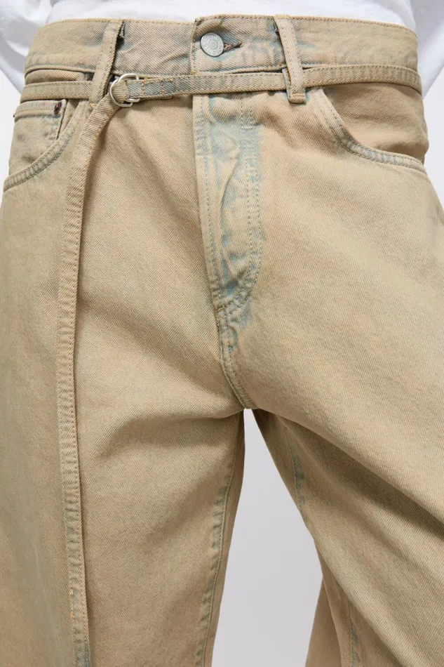 Acne Studios Loose Fit Jeans 8211 1991 Toj Light Sand Woman Jeans