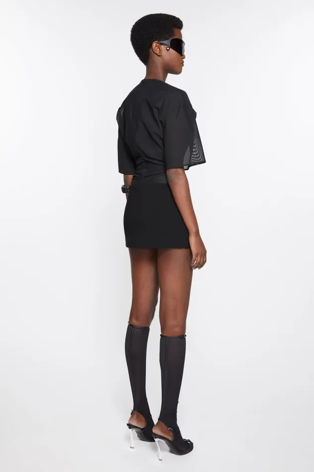 Acne Studios Mini Skirt Black Woman Skirts