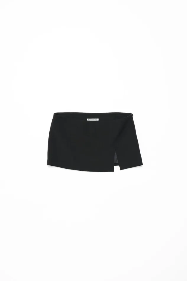 Acne Studios Mini Skirt Black Woman Skirts