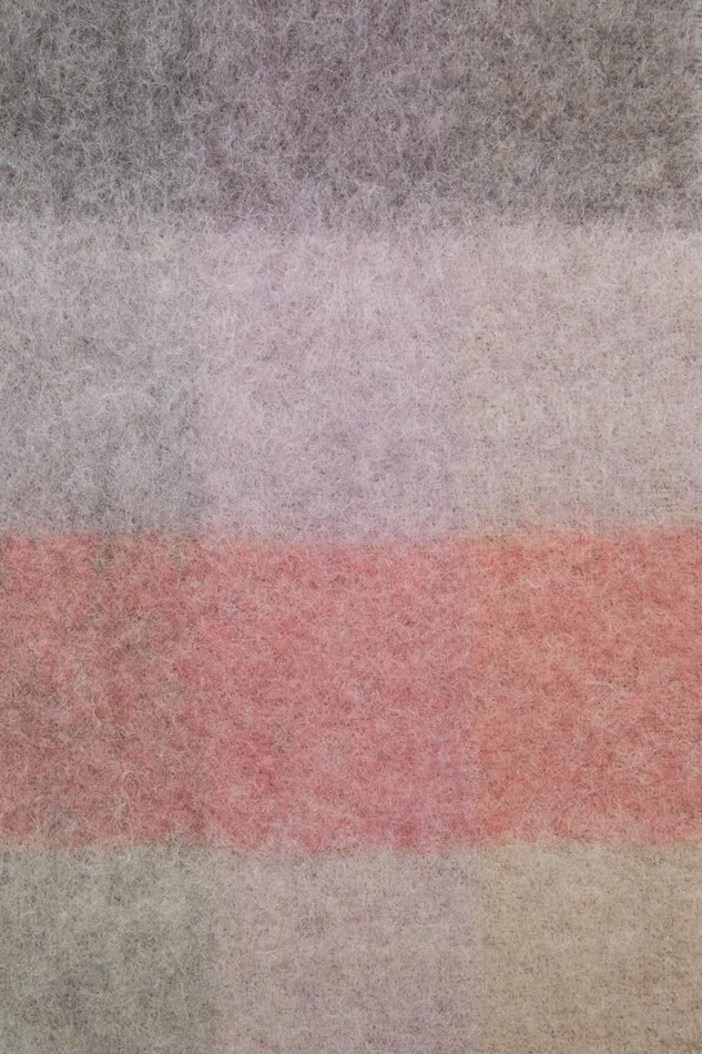 Acne Studios Mohair Checked Scarf Fuchsialilacpink Woman Scarves