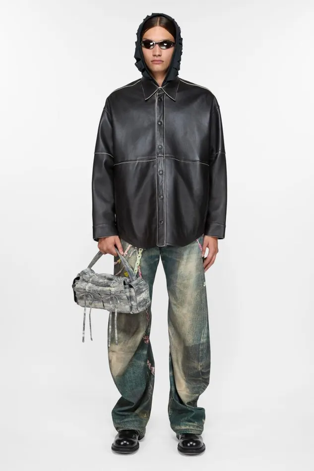 Acne Studios Multipocket Bag Grey Man Bags