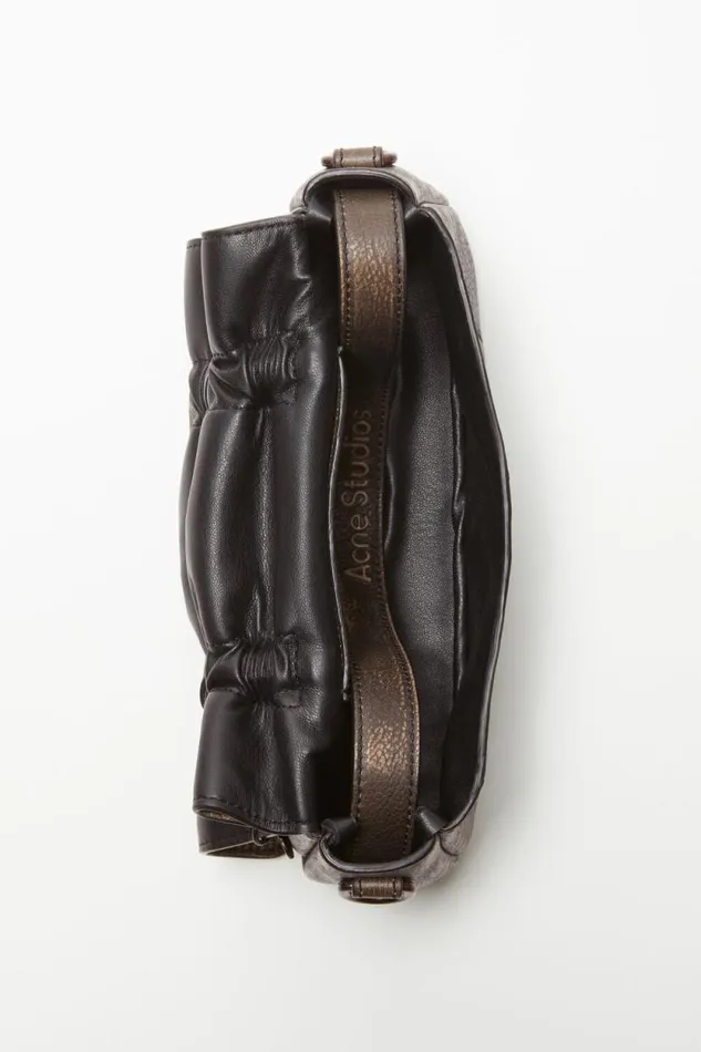 Acne Studios Multipocket Micro Bag Dark Brownbeige Man Bags