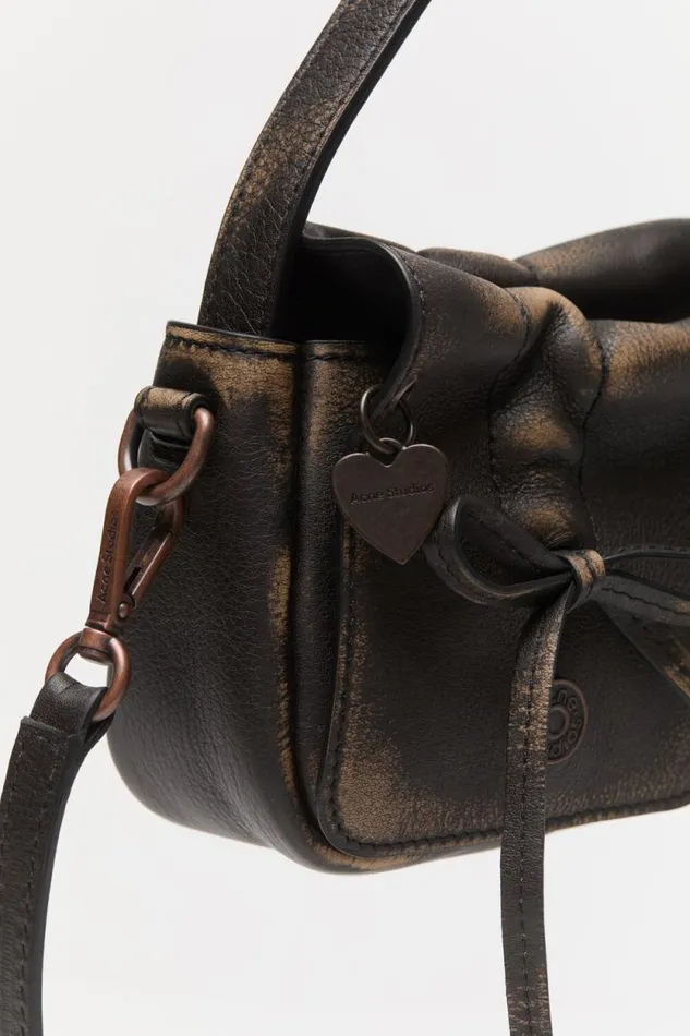 Acne Studios Multipocket Micro Bag Dark Brownbeige Man Bags