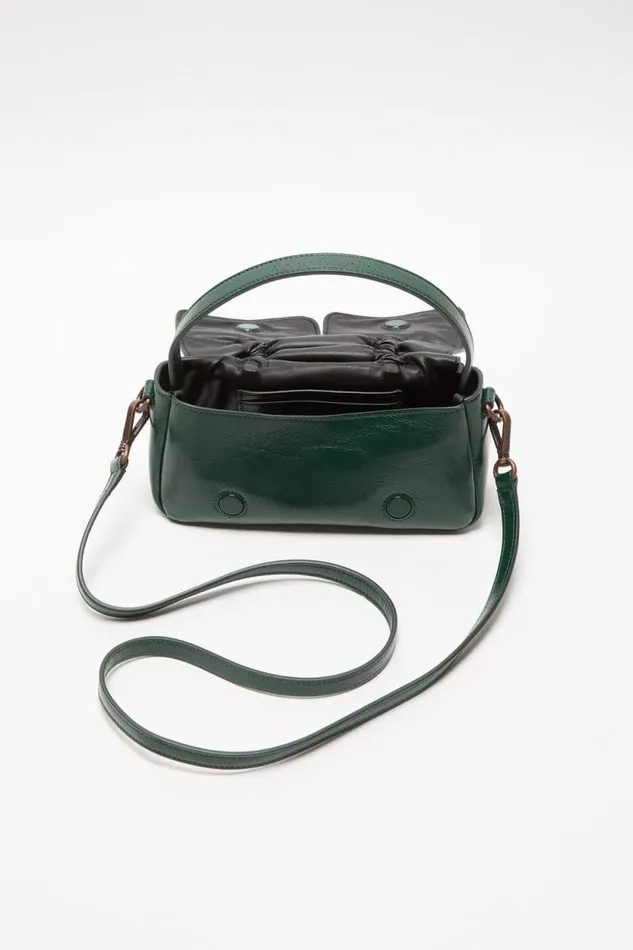 Acne Studios Multipocket Micro Bag Dark Green Woman Bags