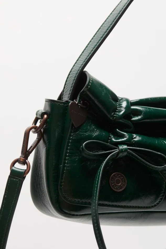 Acne Studios Multipocket Micro Bag Dark Green Woman Bags