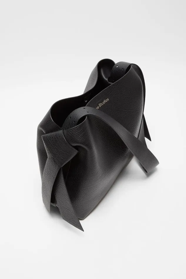 Acne Studios Musubi Midi Shoulder Bag Black Woman Bags