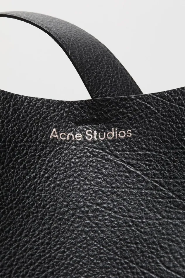 Acne Studios Musubi Midi Shoulder Bag Black Woman Bags