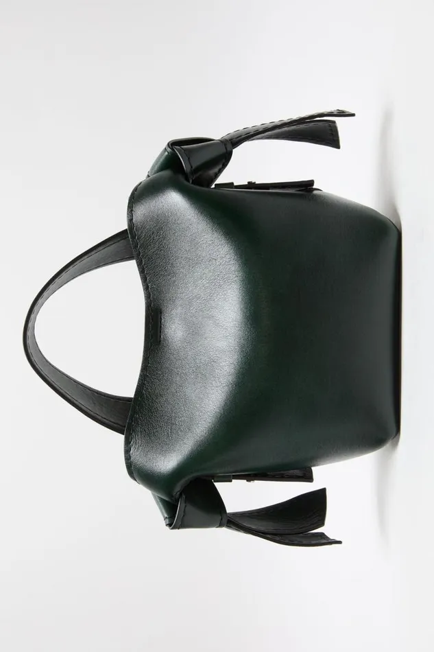 Acne Studios Musubi Mini Shoulder Bag Olive Green Woman Bags