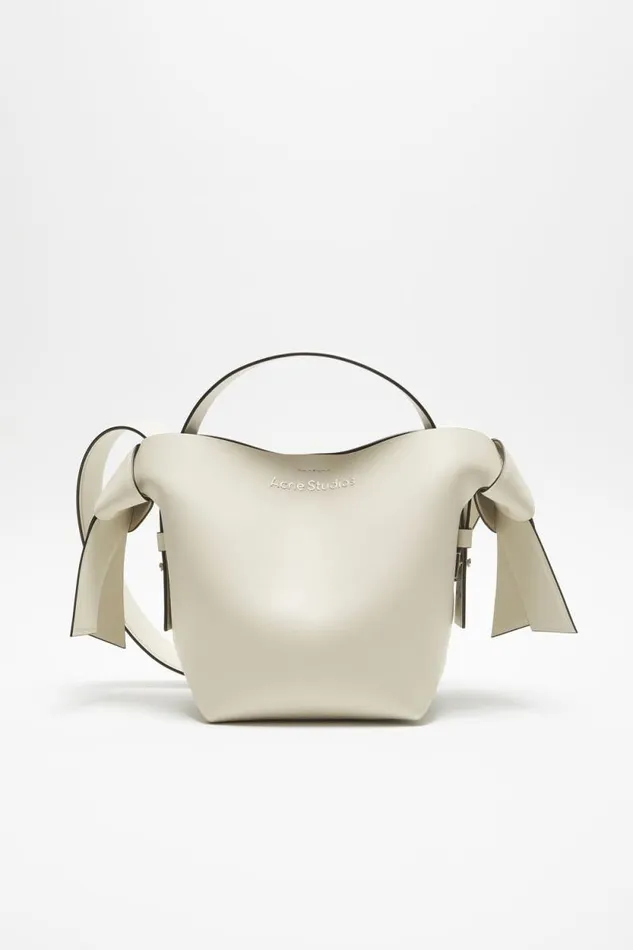 Acne Studios Musubi Mini Shoulder Bag Whiteblack Man Bags