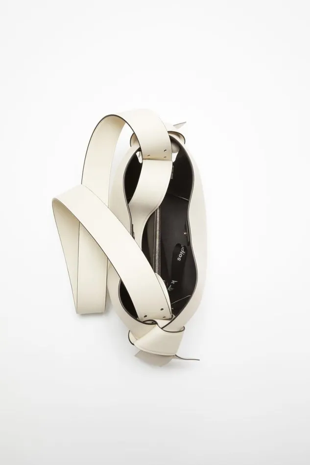 Acne Studios Musubi Mini Shoulder Bag Whiteblack Man Bags