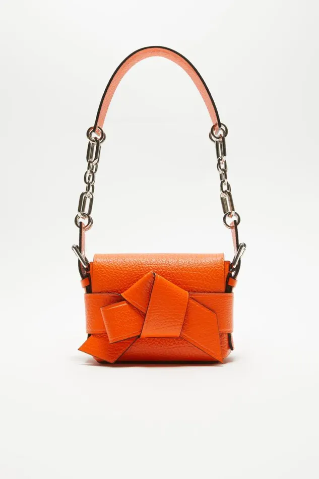 Acne Studios Musubi Shoulder Bag Bright Orange Man Bags