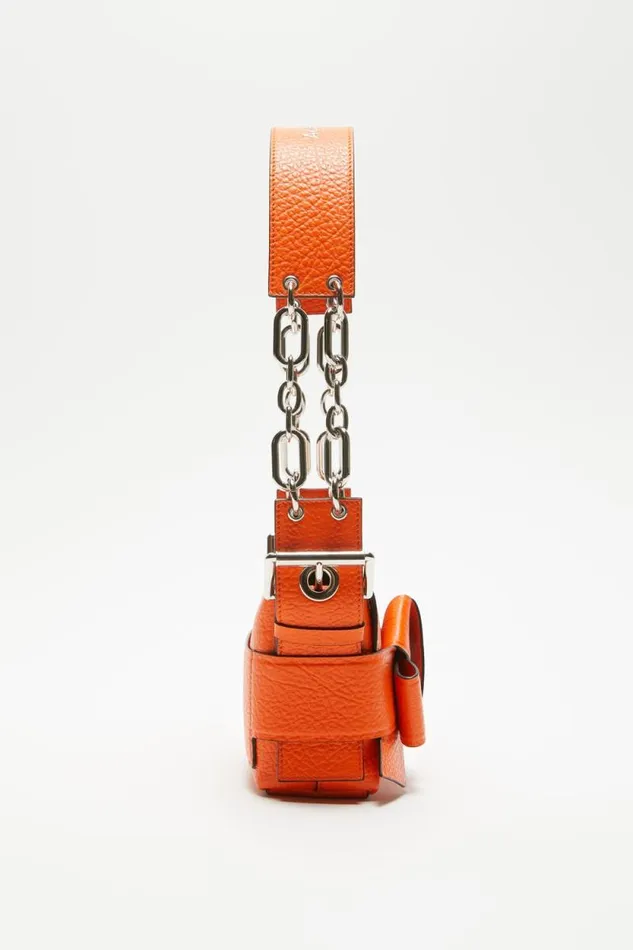Acne Studios Musubi Shoulder Bag Bright Orange Man Bags