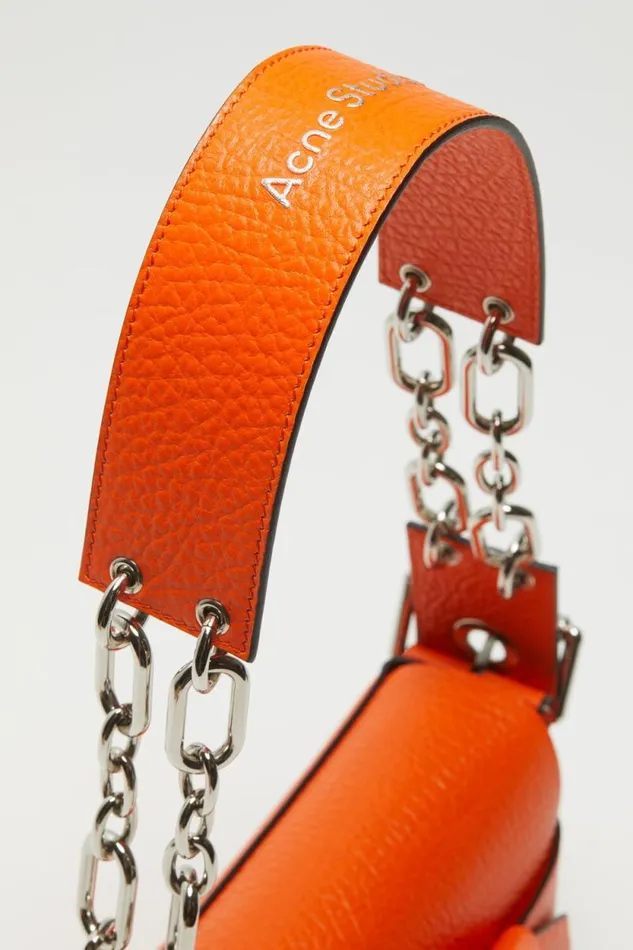 Acne Studios Musubi Shoulder Bag Bright Orange Man Bags