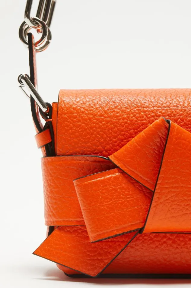 Acne Studios Musubi Shoulder Bag Bright Orange Man Bags