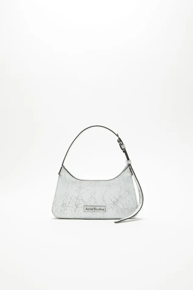 Acne Studios Platt Micro Shoulder Bag White Man Bags