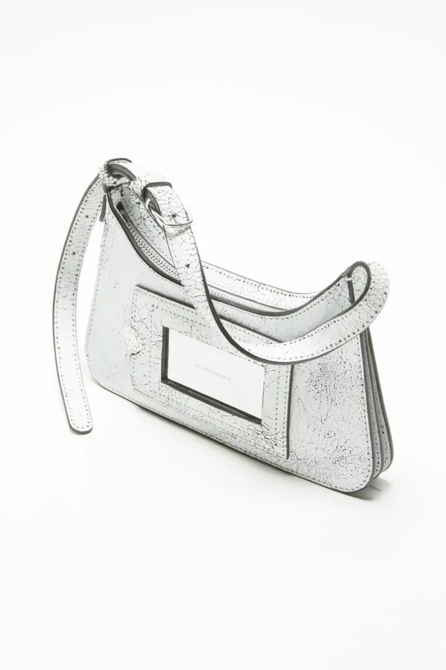 Acne Studios Platt Micro Shoulder Bag White Man Bags