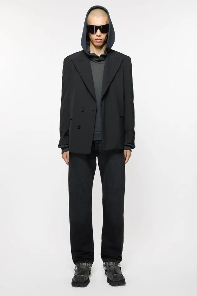 Acne Studios Regular Fit Jeans 8211 1996 Black Man Jeans