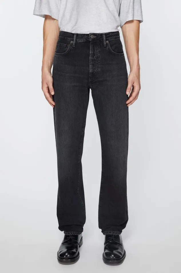 Acne Studios Regular Fit Jeans 8211 1996 Black Man Jeans
