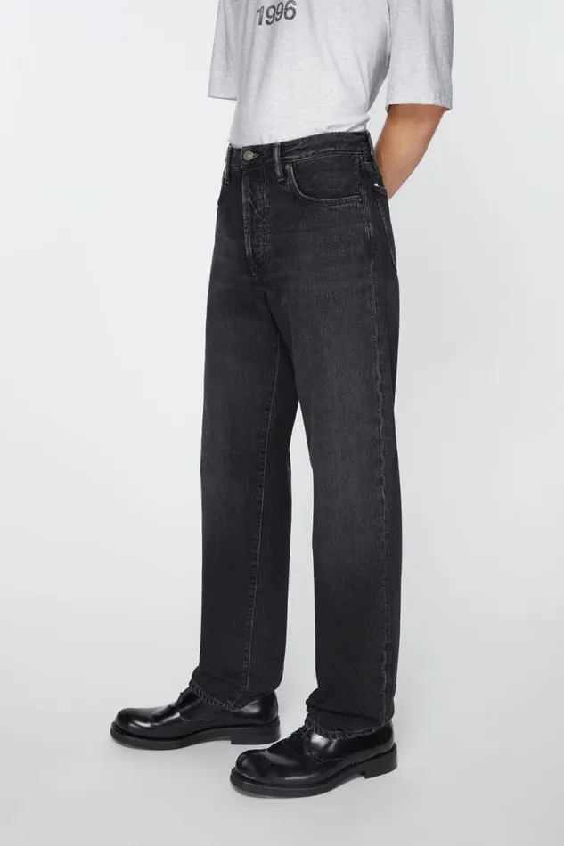 Acne Studios Regular Fit Jeans 8211 1996 Black Man Jeans