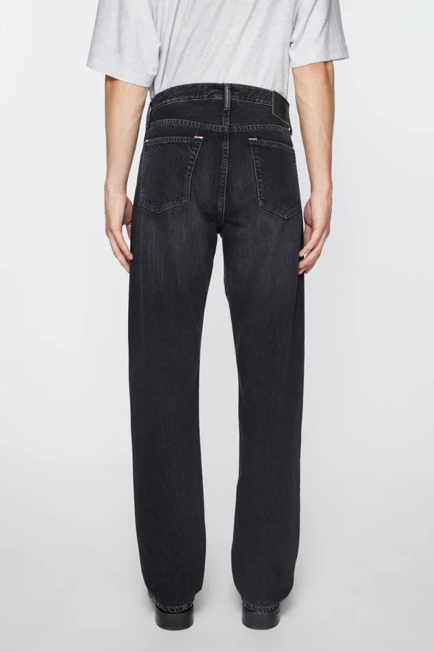 Acne Studios Regular Fit Jeans 8211 1996 Black Man Jeans