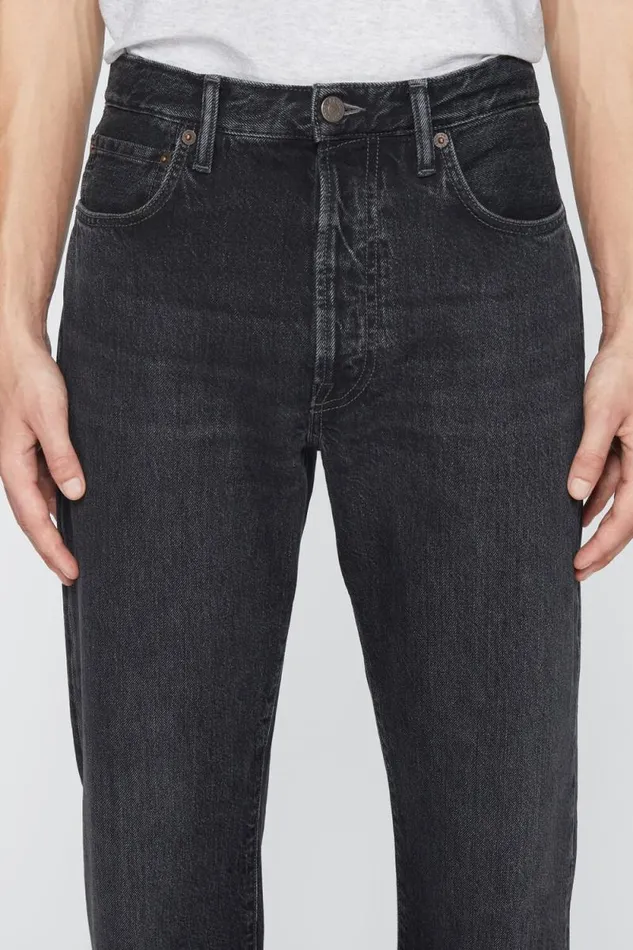 Acne Studios Regular Fit Jeans 8211 1996 Black Man Jeans