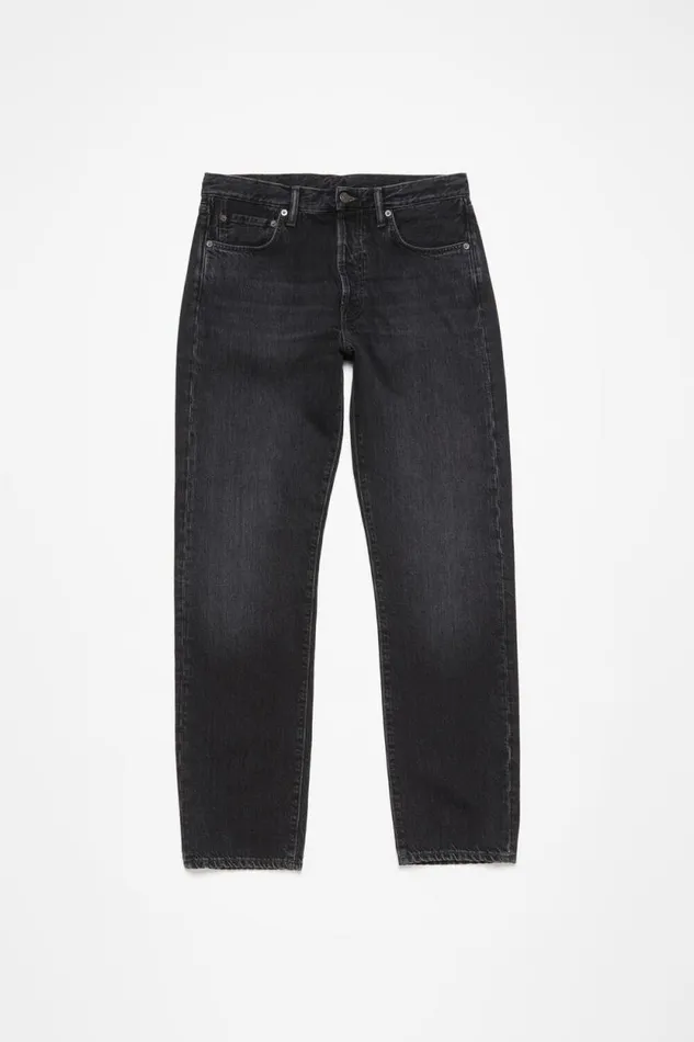 Acne Studios Regular Fit Jeans 8211 1996 Black Man Jeans