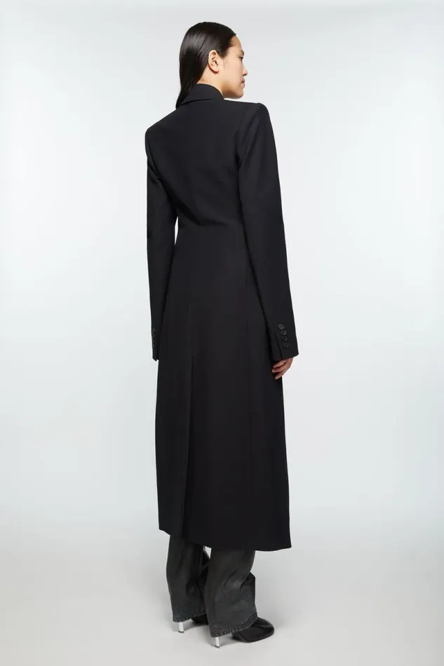 Acne Studios Singlebreasted Coat Black Woman Outerwear