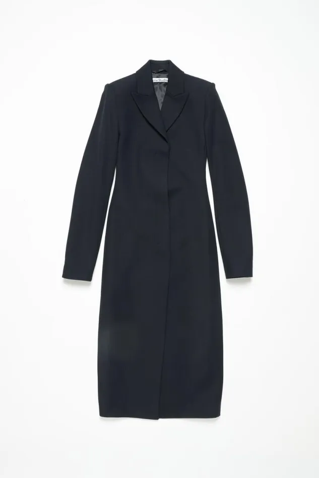 Acne Studios Singlebreasted Coat Black Woman Outerwear