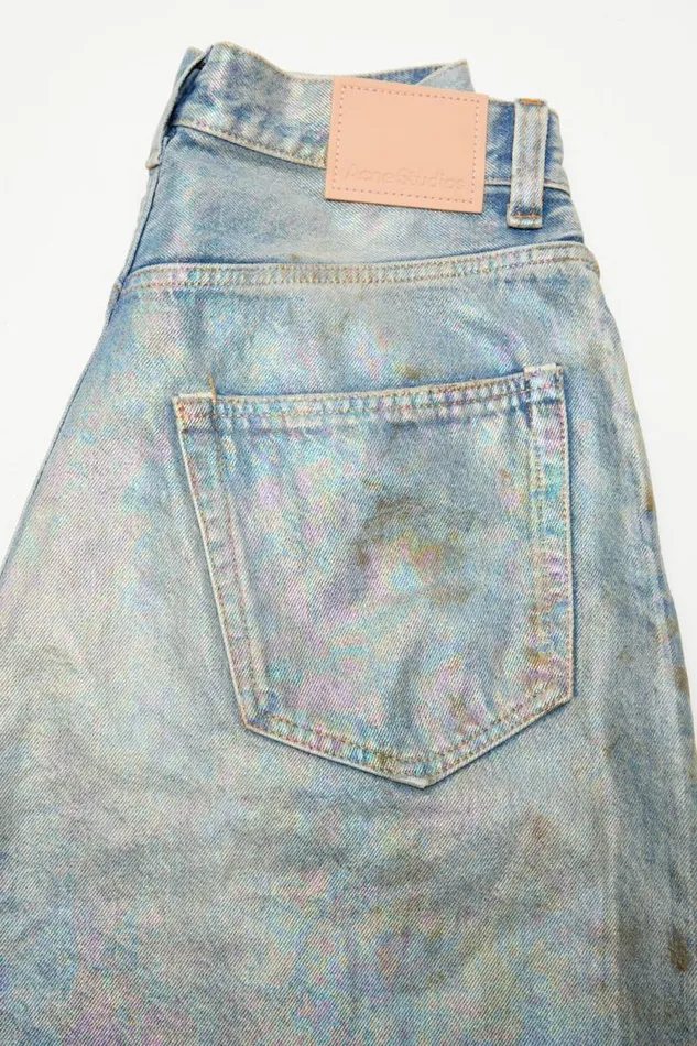 Acne Studios Super Baggy Fit Jeans 8211 2023 Mid Blue Woman Jeans