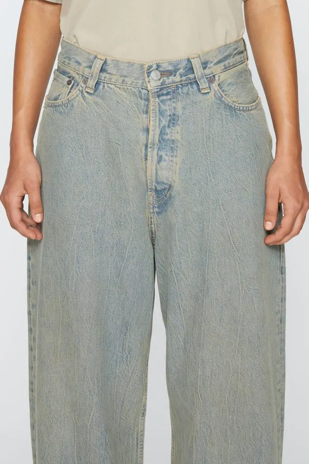 Acne Studios Super Baggy Fit Jeans 8211 2023F Bluebeige Woman Jeans