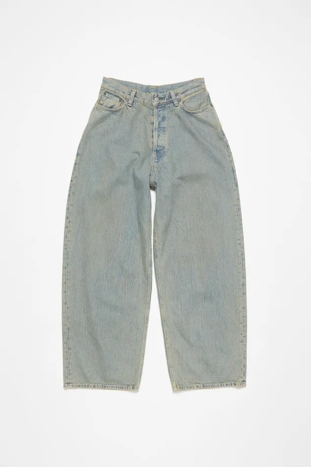Acne Studios Super Baggy Fit Jeans 8211 2023F Bluebeige Woman Jeans