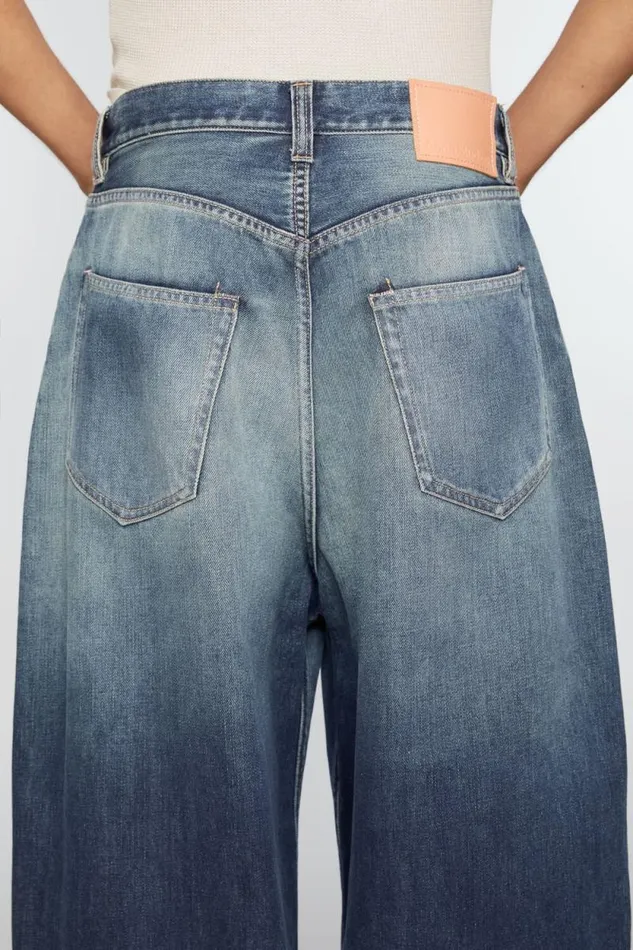 Acne Studios Super Baggy Jeans 8211 2023M Mid Blue Man Jeans