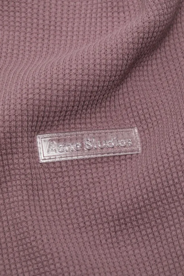 Acne Studios Tshirt 8211 Fitted Unisex Fit Plum Purple Woman Tshirts