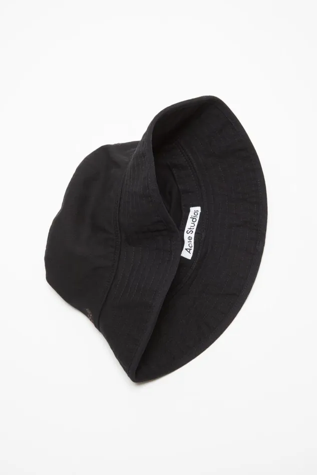 Acne Studios Twill Bucket Hat Black Woman Hats