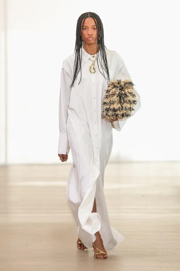 Aje Dresses Coexistence Oversized Kaftan Ivory 8211 Women Aje Dresses Coexistence Oversized Kaftan Ivory 8211 Women