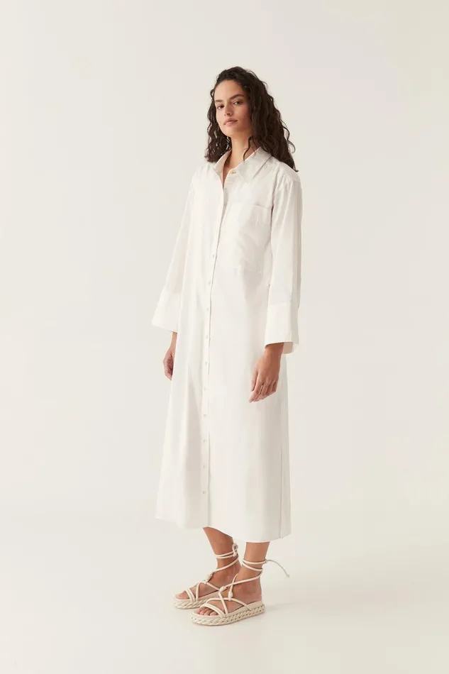Aje Dresses Coexistence Oversized Kaftan Ivory 8211 Women Aje Dresses Coexistence Oversized Kaftan Ivory 8211 Women