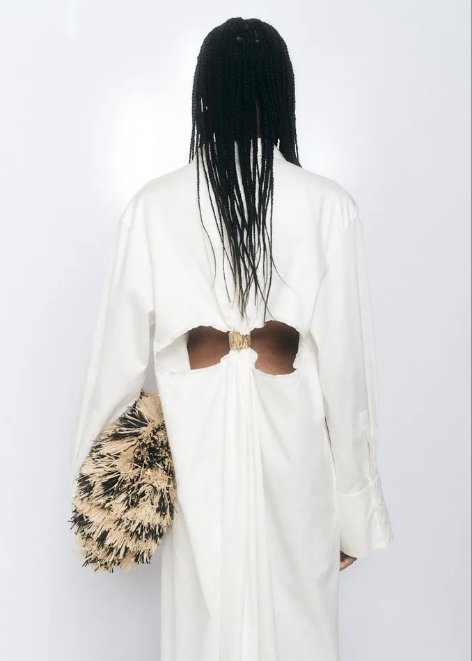 Aje Dresses Coexistence Oversized Kaftan Ivory 8211 Women Aje Dresses Coexistence Oversized Kaftan Ivory 8211 Women