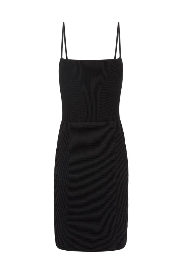 Aje Dresses Danica Tie Back Mini Dress Black 8211 Women Aje Dresses Danica Tie Back Mini Dress Black 8211 Women