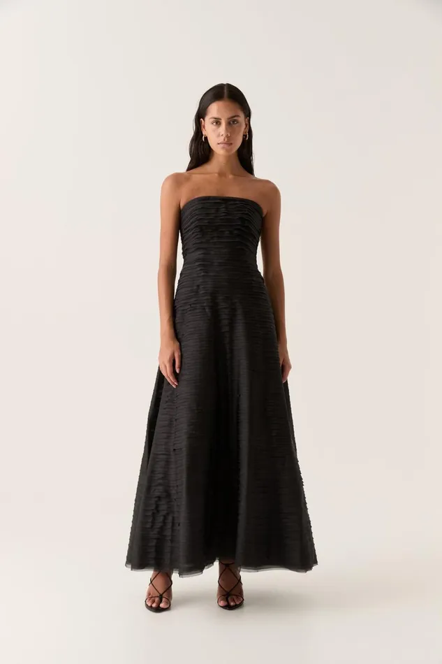 Aje Dresses Soundscape Maxi Dress Black 8211 Women