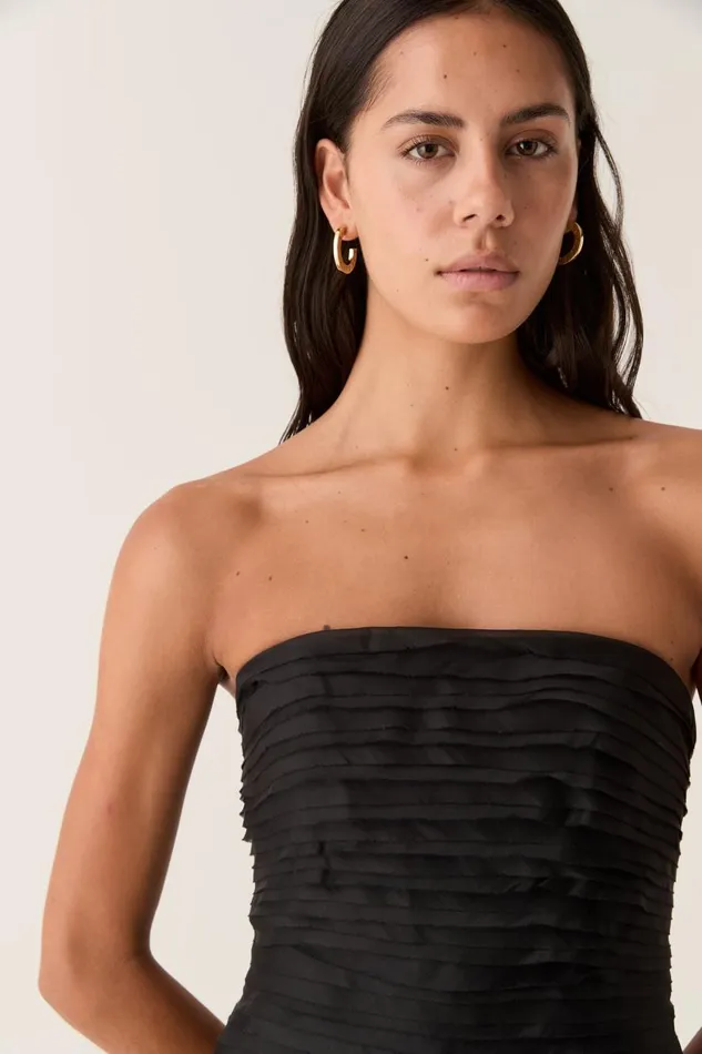 Aje Dresses Soundscape Maxi Dress Black 8211 Women Aje Dresses Soundscape Maxi Dress Black 8211 Women