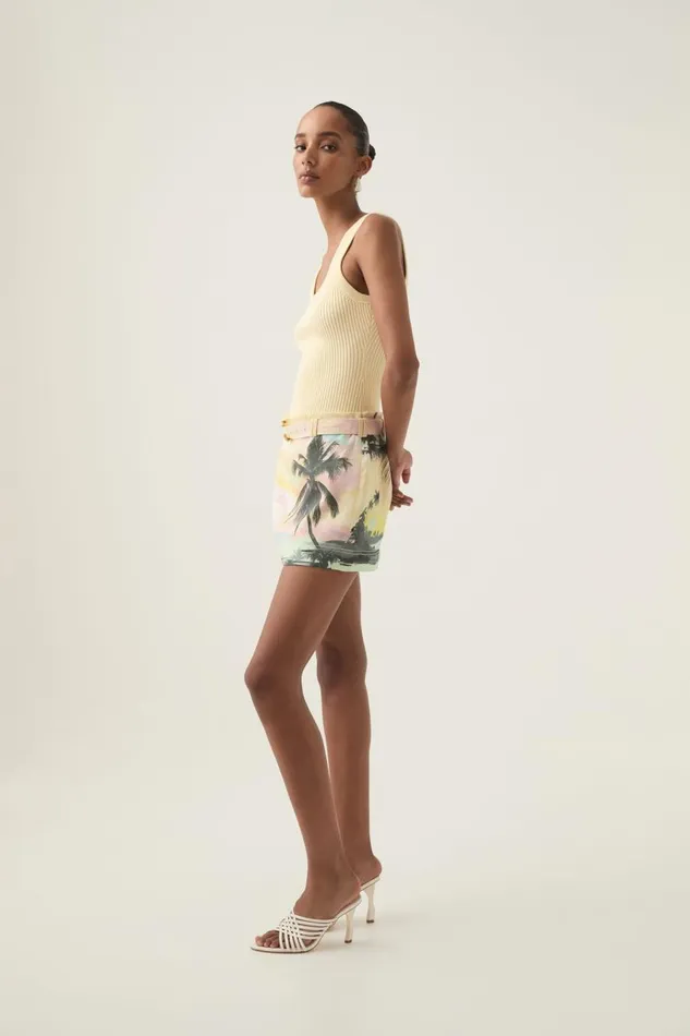 Aje Matching Sets Paradise Micro Mini Skirt Sunset Sky 8211 Women