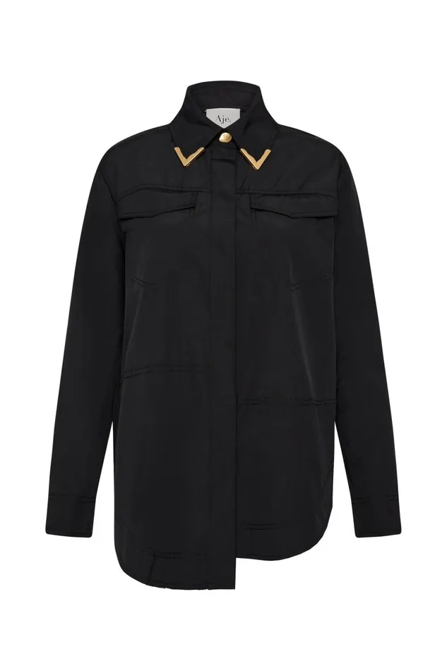 Aje Matching Sets Ryka Hardware Shirt Black 8211 Women Aje Matching Sets Ryka Hardware Shirt Black 8211 Women